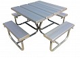 EM047 Parkland Square Combination Table and Benches, Aluminium option.JPG